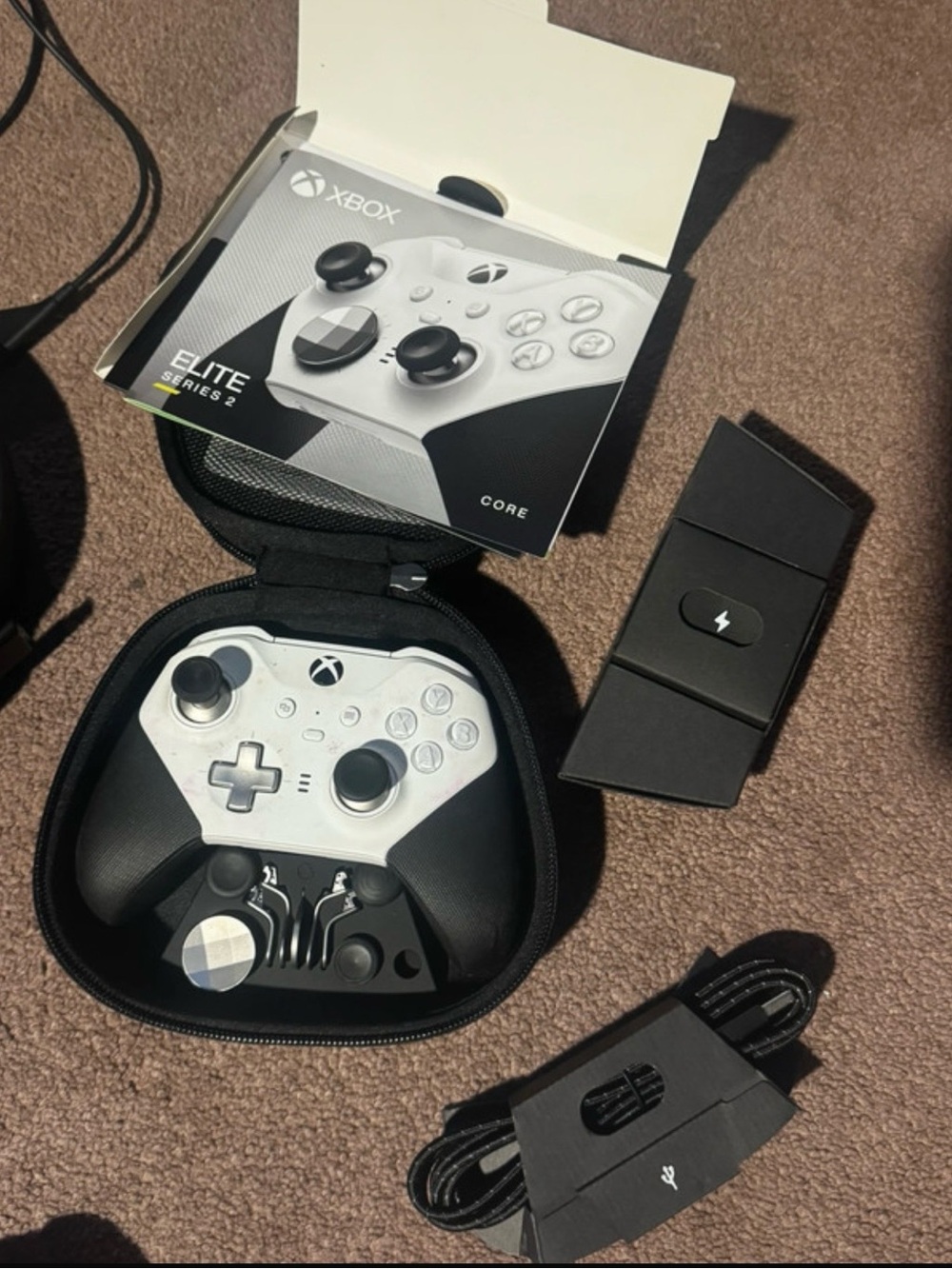 Xbox Elite Series 2 Core Wireless Controller - White/Black